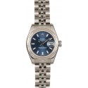 Knockoff High Quality Rolex Ladies Datejust 179174 Blue Dial WE03560
