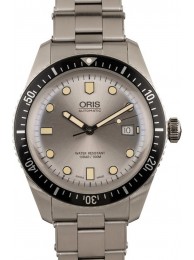 Best Quality Oris Divers Sixty Five Silver Dial Stainless Steel Bracelet WE01727