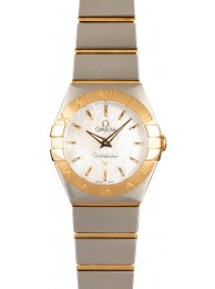 High Imitation Omega Constellation White Mother of Pearl WE02206
